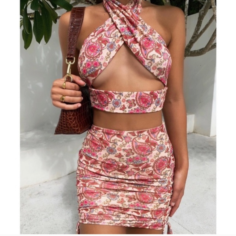 Tiger Mist Two Piece Set  Size XS